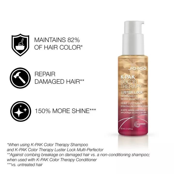 Joico K Pak Color Therapy Luster Lock Glossing Oil 63ml - Image 2