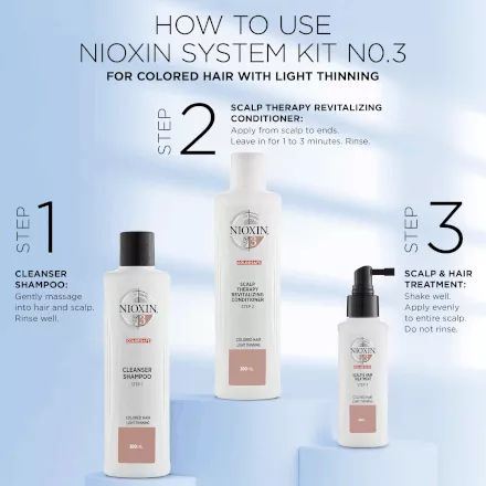 Nioxin Scalp Therapy Revitalizing Conditioner Colored Hair Light Thinning #3 1000ml - Image 6
